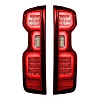 Recon Red LED Tail Lights - 2020-2023 Chevrolet Silverado 2500HD/3500HD | 2019-2023 Chevrolet Silverado 1500 (With Factory LED Tail Lights)