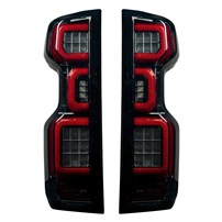 Recon Smoked OLED Tail Lights - 2020-2023 Chevrolet Silverado 2500HD/3500HD | 2019-2023 Chevrolet Silverado 1500 (With Factory LED Tail Lights)
