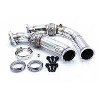 DieselSite Bellowed Stainless Crossover Pipe - 92-00 GM 6.5L