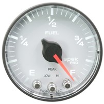 AutoMeter Spek Pro Fuel Level Programmable - 0-300 - White Face - P312128