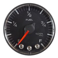 AutoMeter Spek Pro Fuel Level Programmable - 0-300 - Black Face - P312328