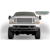 T-Rex Billet Series Polished Mesh (1 Piece) Grille Replacement - 2000-2004 Ford Excursion
