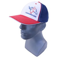Thoroughbred Diesel American Flag Horse Head Hat
