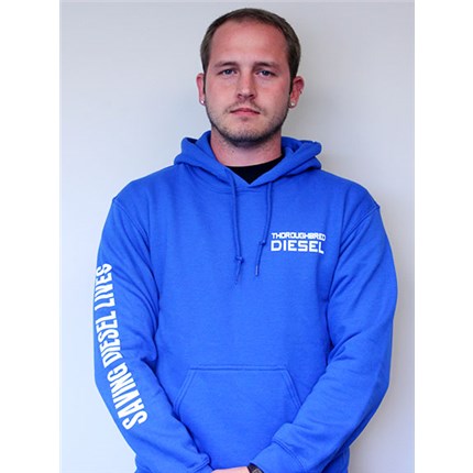 Blue diesel hoodie Clearance
