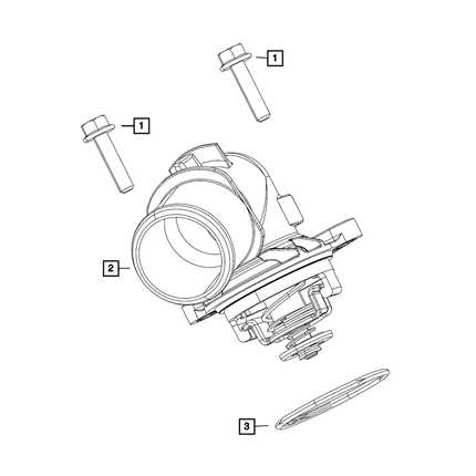 Mopar Coolant Thermostat Housing Assembly - 2014-2023 Ram 1500 3.0L
