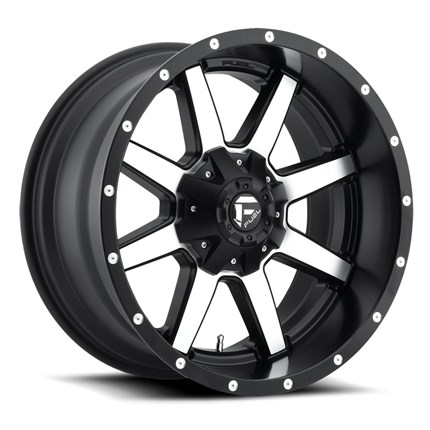 maverick-8-lug-black-machined