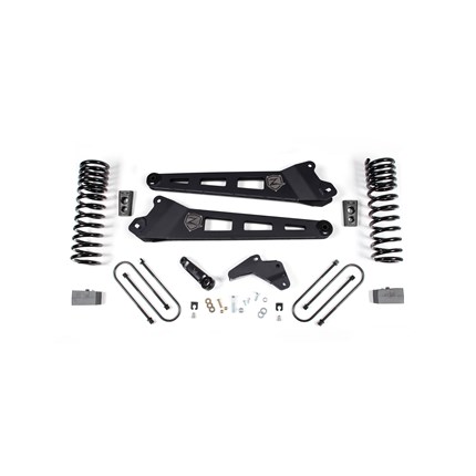 Zone Offroad 4” Radius Arm Lift Kit 13 18 Ram 3500 4wd Truck Gas 