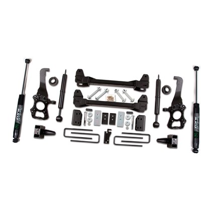 Zone Offroad 6 Knuckle And Strut Lift Kit Nitro Shocks 09 13 Ford F 