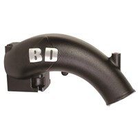 BD Diesel X-Flow Intake Elbow Black Powder Coated 03-07 Dodge - 1041555