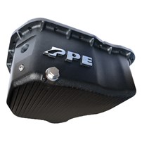 PPE High Capacity, Cast Aluminum Oil Pan (BLACK) - 01-10 GM Duramax - 114052020