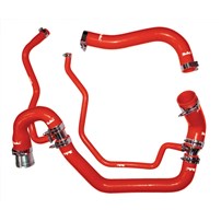 PPE Silicone Upper and Lower Coolant Hose Kit - 06-10 GM Duramax 6.6L (Red)