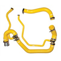 PPE Silicone Upper and Lower Coolant Hose Kit - 06-10 GM Duramax 6.6L (Yellow)
