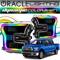 Oracle Lighting 2015-2017 Ford F-150 Dynamic Colorshift Headlight DRL Upgrade Kit