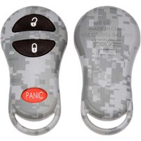 Dorman Products Keyless Remote Case Replacement (Gray Digital Camouflage) 1998.5-2005 Dodge RAM 1500/2500/3500