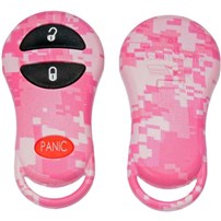 Dorman Products Keyless Remote Case Replacement (Pink Digital Camouflage) 1998.5-2005 Dodge RAM 1500/2500/3500