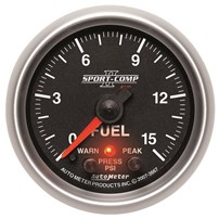 AutoMeter Sport Comp II Fuel Pressure Gauges