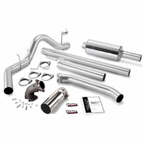 Banks Power - Monster Exhaust w/Power Elbow (Chrome Tip) - 98-02 Dodge Pickup Standard cab