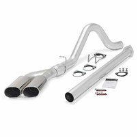 Banks Power - Monster Exhaust (Chrome Tip) - 11-14 Ford 6.7L F-250 CCLB | CCSB (6.8ft bed) (Side Duals)