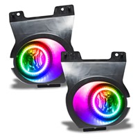 Oracle Lighting 2011-2014 Ford F-150 Pre-Assembled Halo Fog Lights - Colorshift - W/No Controller