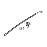 Deviant 2nd Gen Style S300/S400 Oil Drain Line Kit - Fits: Turbo Installations Using 2nd Gen Manifolds ONLY