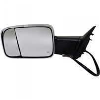 Dorman Products Power Towing Mirror Flip Up Chrome Manual Folding With Trailer Tow Package (Right) 2010-2012 Dodge RAM 1500/2500/3500