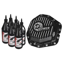 aFe Pro Series Rear Differential Cover w/Gear Oil - 17-19 FORD F-350/450 DRW (M300-14 BOLT AXLE)