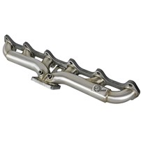 aFe Twisted Steel 304 Stainless Steel Header with T4 Flange - 98.5-02 Dodge 5.9L