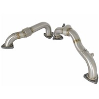 AFE Twisted Steel Headers, Up-Pipes - 08-10 Ford Powerstroke