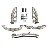 aFe Twisted Steel Headers, Up-Pipes & Down-Pipe - 11-15 Duramax LML