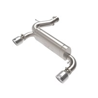 AFE Vulcan Series 3 IN to 2-1/2 IN 304 Stainless Steel Axle-Back Exhaust System w/ Polished Tip - 21-22 Ford Bronco
