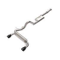 AFE Vulcan Series 3 IN to 2-1/2 IN 304 Stainless Steel Cat-Back Exhaust System - 21-22 Ford Bronco