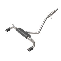 AFE Vulcan Series 2-1/2 IN 304 Stainless Steel Cat-Back Exhaust System Carbon - 21-22 Ford Bronco Sport 1.5L / 2.0L
