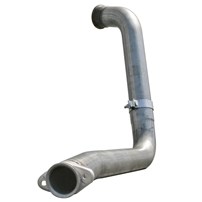 aFe LARGE Bore-HD 3-1/2 IN 409 Stainless Steel Down Pipe - 03-07 Ford 6.0L