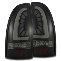 AlphaRex Pro-Series Led Tail Lights Jet Black - 05-15 Tacoma