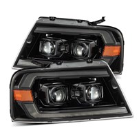 AlphaRex Luxx-Series Led Projector Headlights Chrome w/Activation Light & Sequential Signal  - 04-08 Ford F150