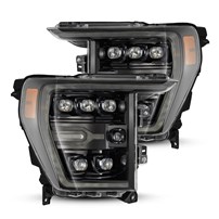 AlphaRex 880138 NOVA-Series Alpha Black LED Projector Headlights - 2021-2023 Ford F-150