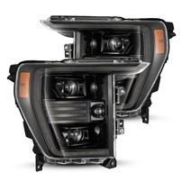 AlphaRex 880294 PRO-Series Alpha-Black Projector Headlights - 2021-2023 Ford F-150 (With Factory Halogen Headlights)
