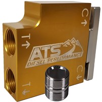 ATS Thermal Bypass Valve Upgrade with Billet Filter Coupler - 19-22 Cummins