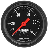 AutoMeter Z Series Exhaust Pressure Gauges