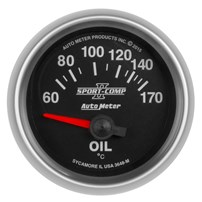 AutoMeter Sport Comp II Series Oil Temperature Gauges