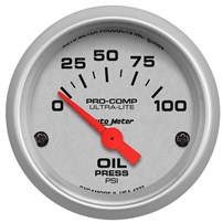 AutoMeter Ultra-Lite Series Oil Pressure Gauges