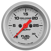AutoMeter Ultra-Lite Series Fuel Pressure Gauges