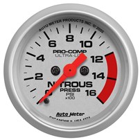 AutoMeter Ultra-Lite Series Nitrous Pressure Gauges