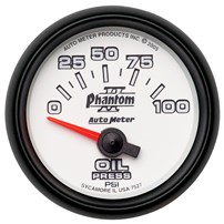 AutoMeter Phantom II Series Oil Pressure Gauges