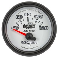 AutoMeter Phantom II Series Water Temperature Gauges
