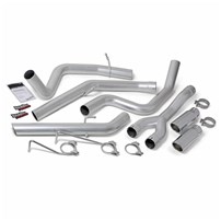 Banks Monster Exhaust System, Duals, S/S-Chrome Tips - 2014-19 Ram 1500, 3.0L Dsl