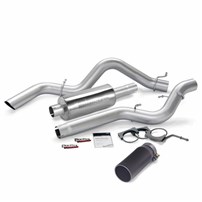 Banks Power - Monster Exhaust (Black Tip) - 06-07 Chevy/GMC LLY, LBZ | Std cab, long bed | Cat converter