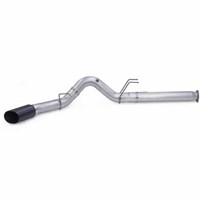 Banks Power - Monster Exhaust - 5-inch Single Exit, Cerakote Black Tip - 17-19 Ford F250/F350/F450 6.7L Power Stroke, All Cab and Bed Lengths