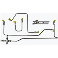 CNC Fabrication 4 Line Feed Fuel Line Kit - 99-03 Ford 7.3L