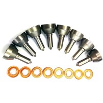 DDP Stage 3 Fuel Injector Nozzle Set - 94-97 Ford Powerstroke 7.3L (40% Over)